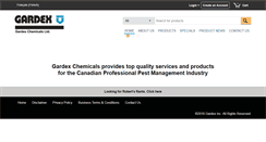 Desktop Screenshot of gardexinc.com